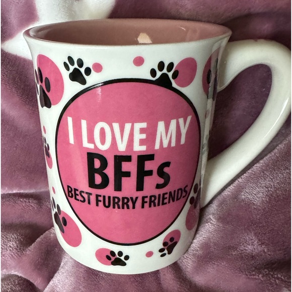 🆕 NWT Our Name is Mud Best Furry Friends Mug 16 oz (473ml) dishwasher safe - Picture 2 of 13